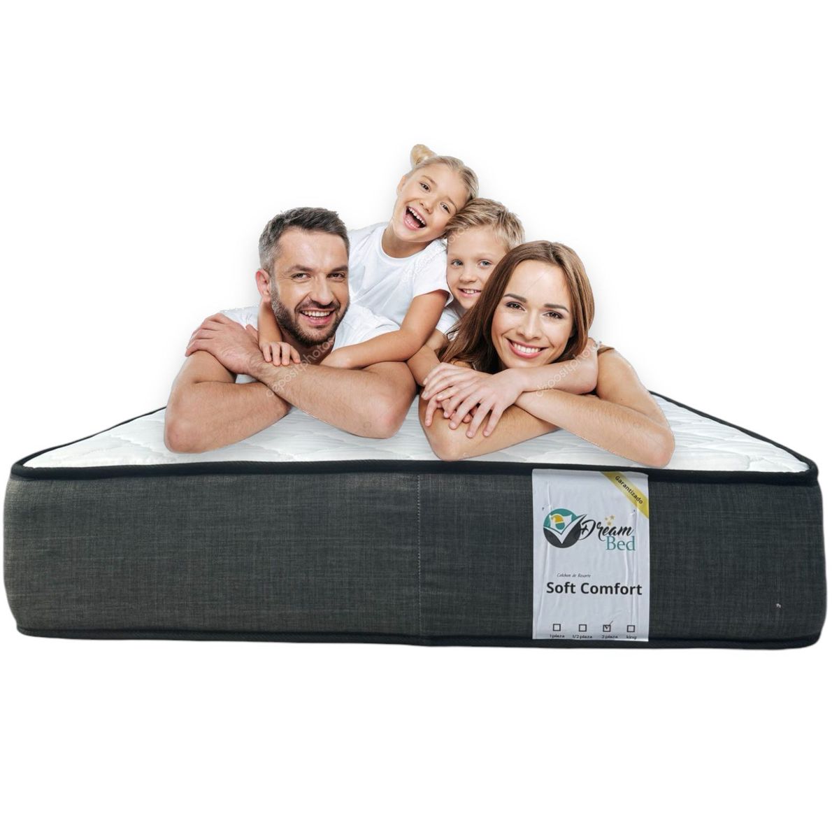 GENERICO - Colchon 1 Plaza Dreambed Resorte 190x90x20