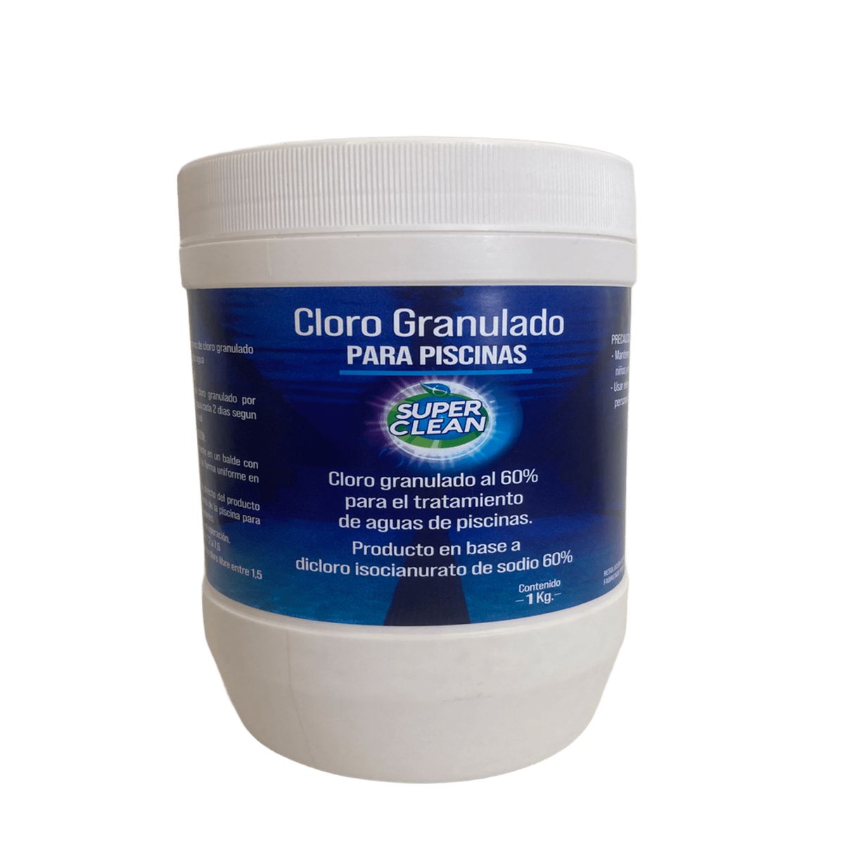 SUPERCLEAN - CLORO GRANULADO PARA PISCINAS SUPERCLEAN 1 KG