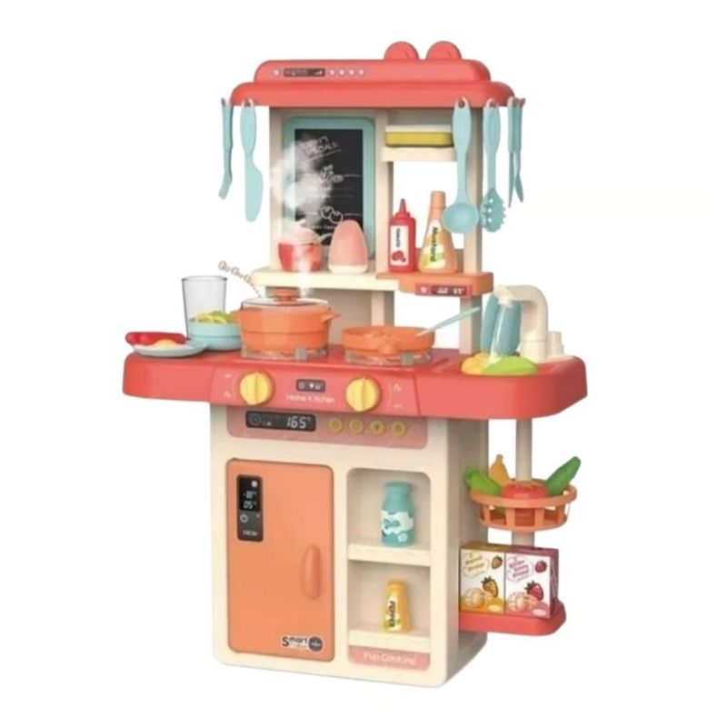 GENERICO - Set De Cocina Juguete Con Luz Sonido Agua Vapor Niñas 42pcs