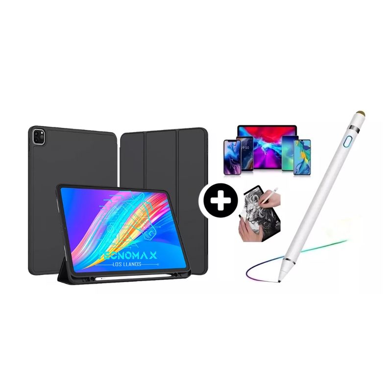 GENERICO - Funda Carcasa Smart Cover iPad Pro 13 + Lápiz Pencil Touch