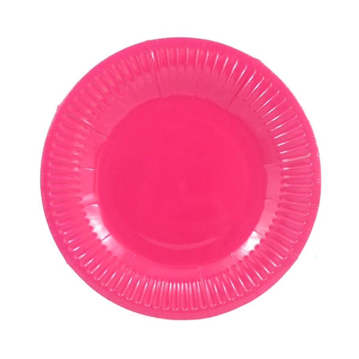 GENERICO - PLATO 7 CARTON FUCSIA X10 UNI