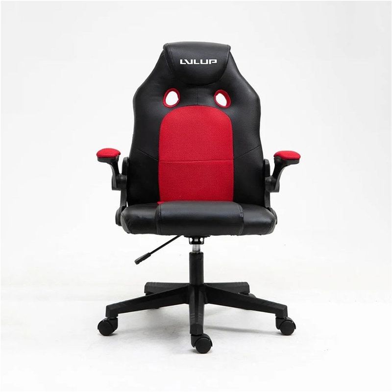 LVLUP - Sillas Gamer Escritorio Tapiz Color Material Cuero Sintético