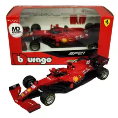 BBURAGO - Auto F1 Ferrari Sf-21 2021 #55 Carlos Sainz Caja Normal 1:43