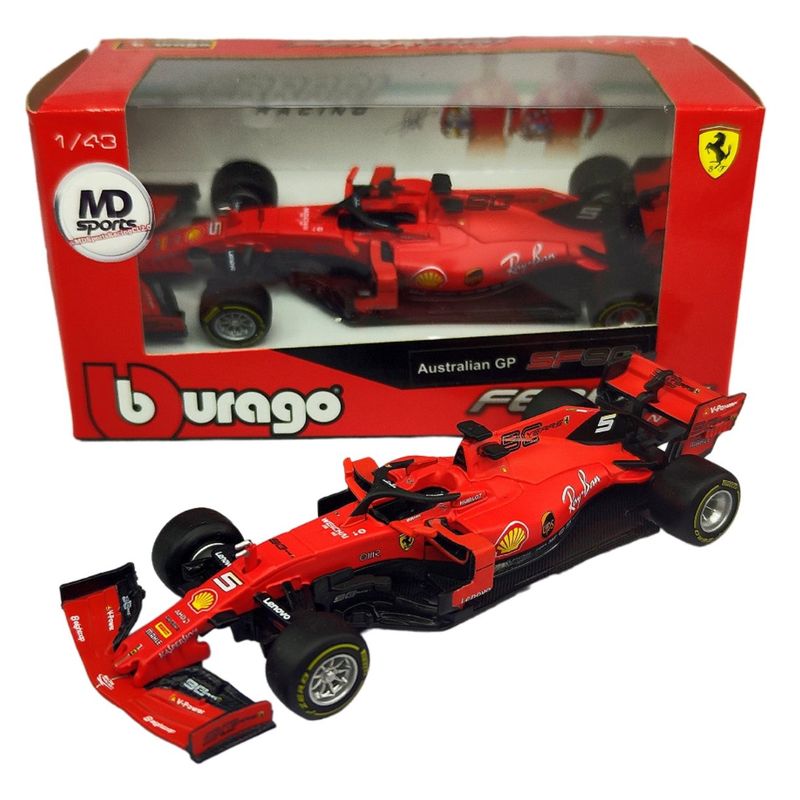 BBURAGO - Auto F1 Ferrari Sf-90 2019 #5 Seb Vettel Caja Normal 1:43
