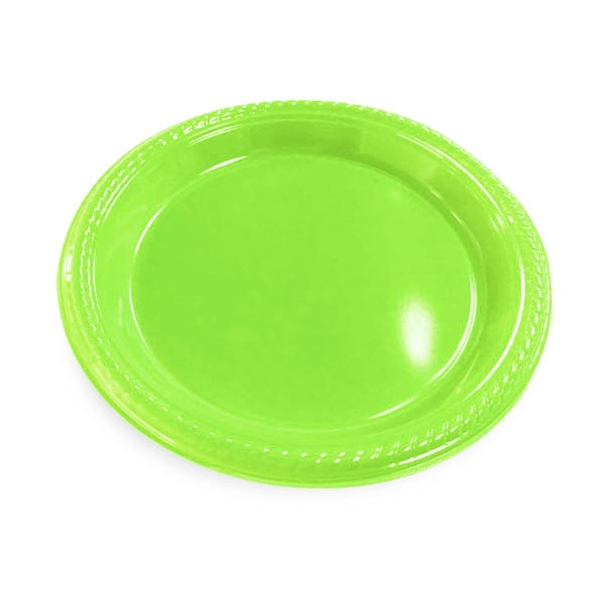 GENERICO - PLATO 7 PLASTICO LIMA X10 UNI