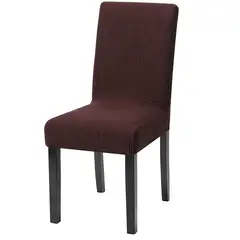 GENERICO - Pack de 6 fundas Cubre Sillas de comedor, de tela CUADRILLE