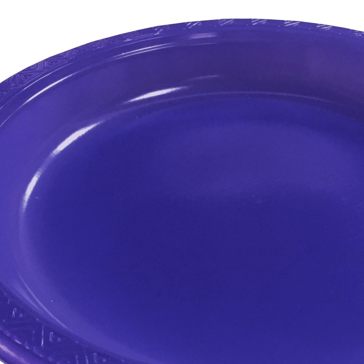 GENERICO - PLATO 9 PLASTICO MORADO X10 UNI