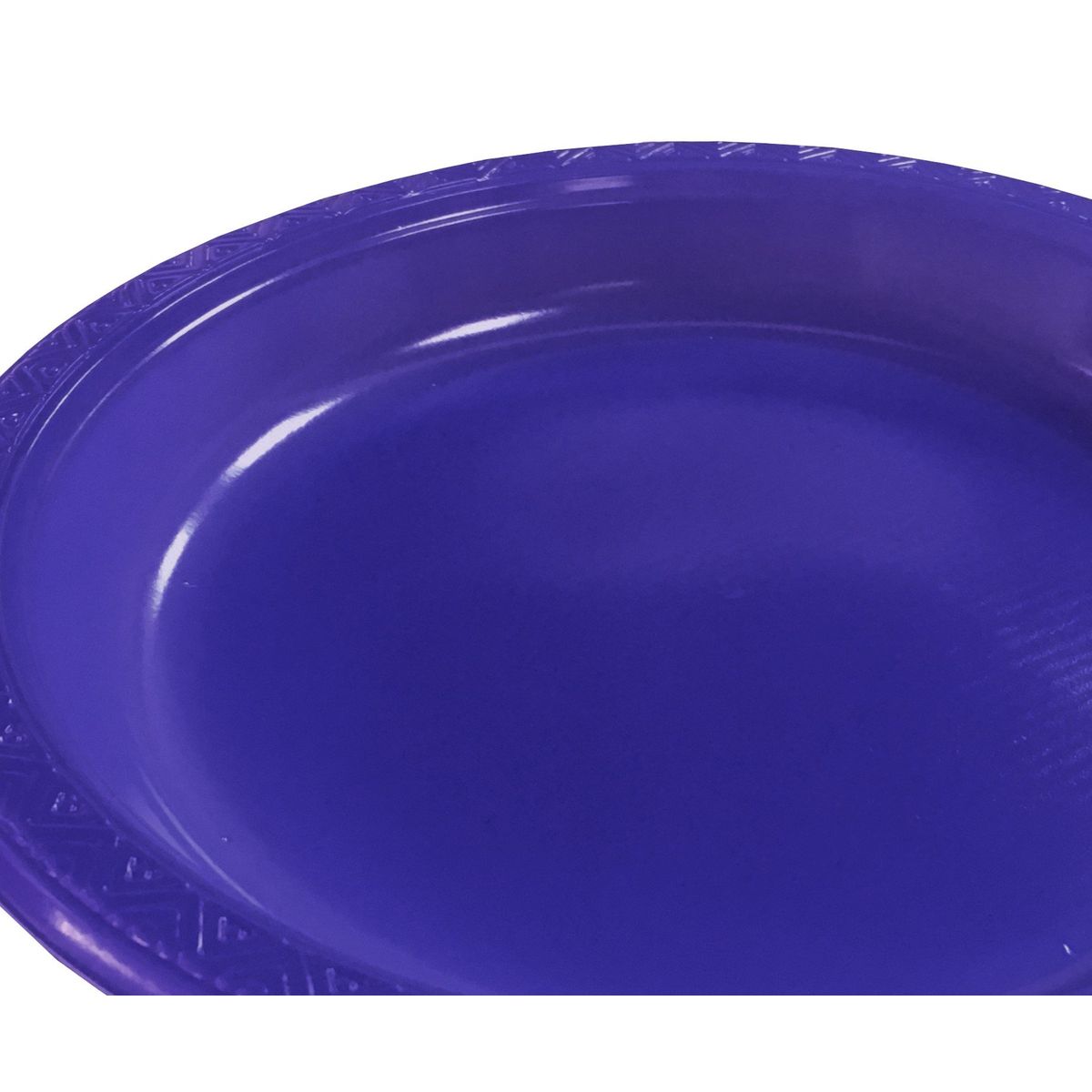 GENERICO - PLATO 9 PLASTICO MORADO X10 UNI