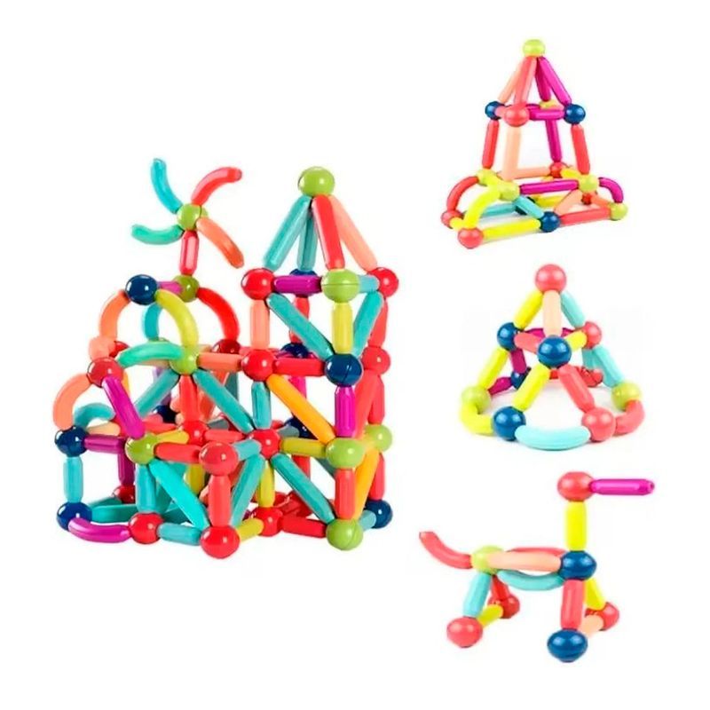 GENERICO - Bloques Magnéticos Construcción Didáctico Magnétic Stick