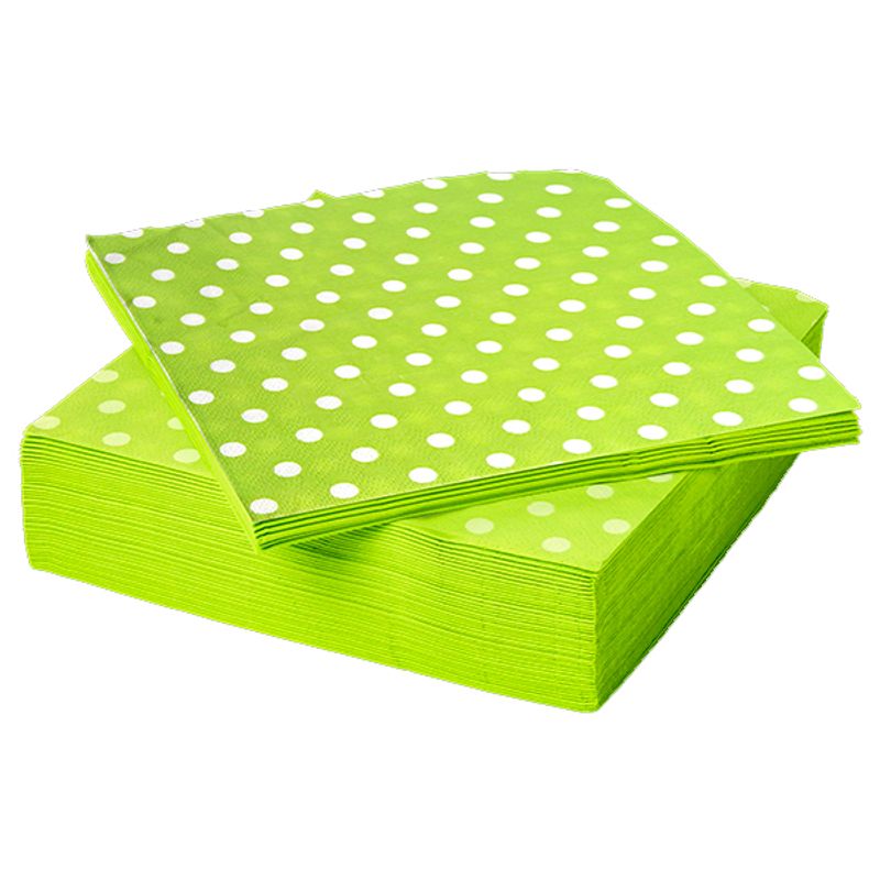 GENERICO - SERVILLETA POLKA LIMA 33X33 CM X20 UNI