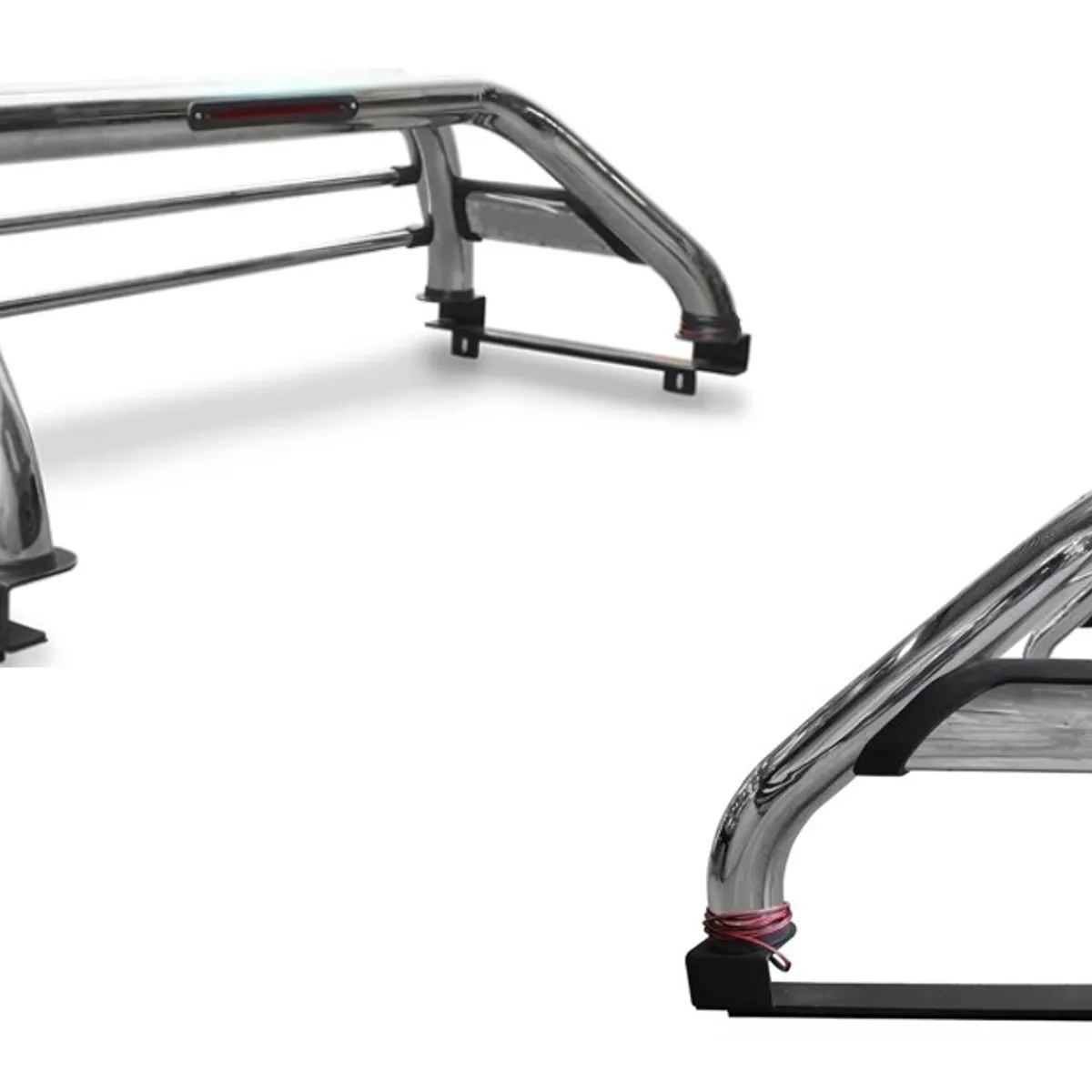 GENERICO - Barra Antivuelco Acero Inox Universal (145-150cm. x 50 cm)