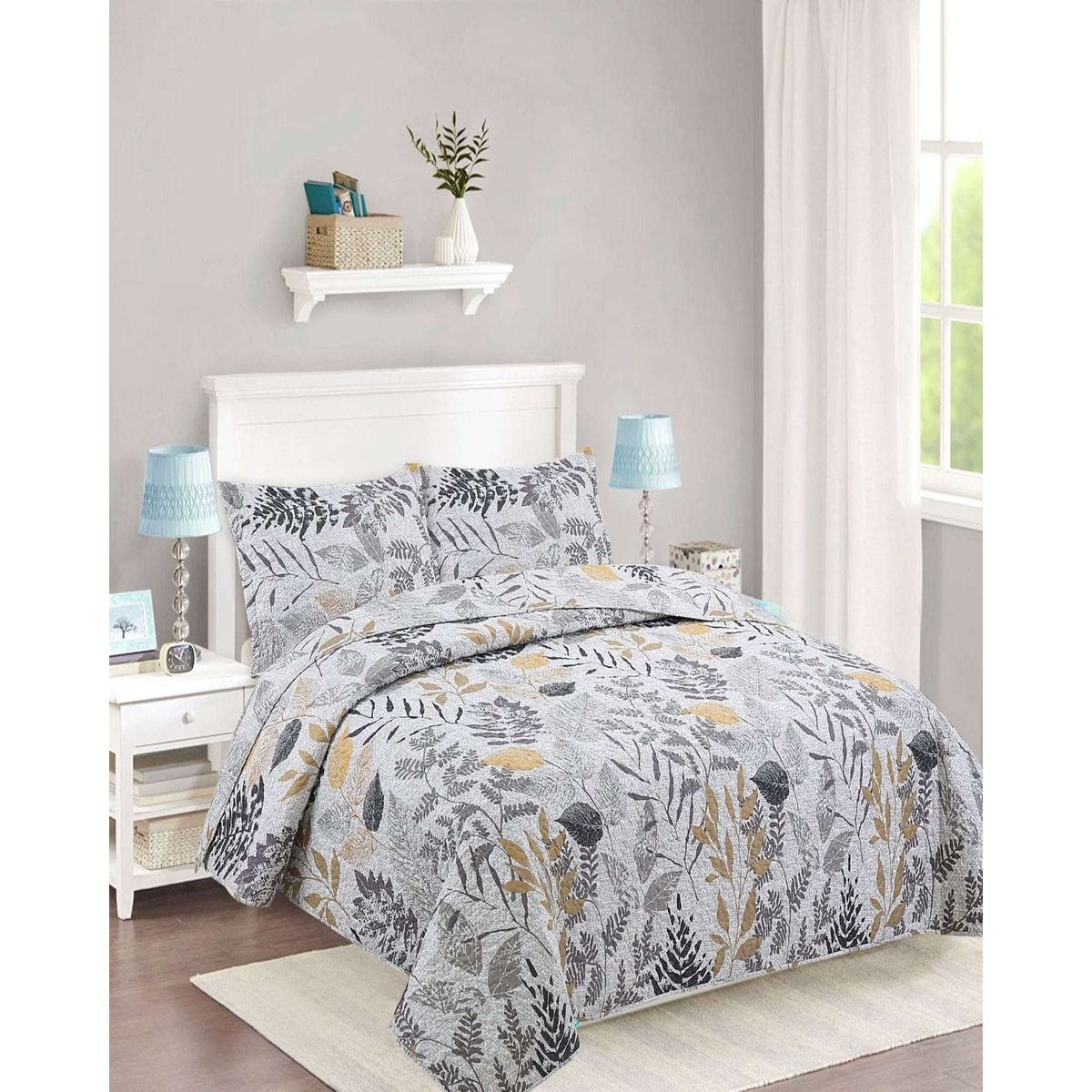 GENERICO - Cubrecama de verano king-superking material quilt.