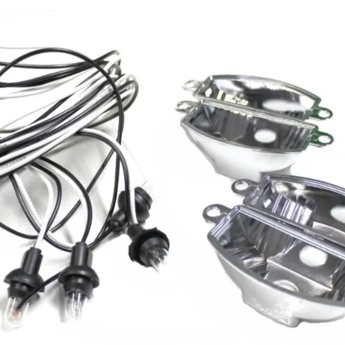 GENERICO - Pisaderas Aluminio Con Luz Hilux L200 Jac T8 Maxus T60 y mas