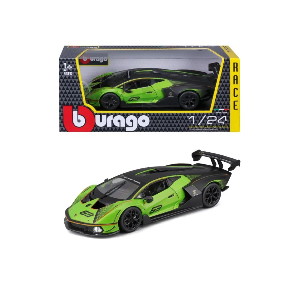 BBURAGO - Lamborghini Essenza Verde Burago 124