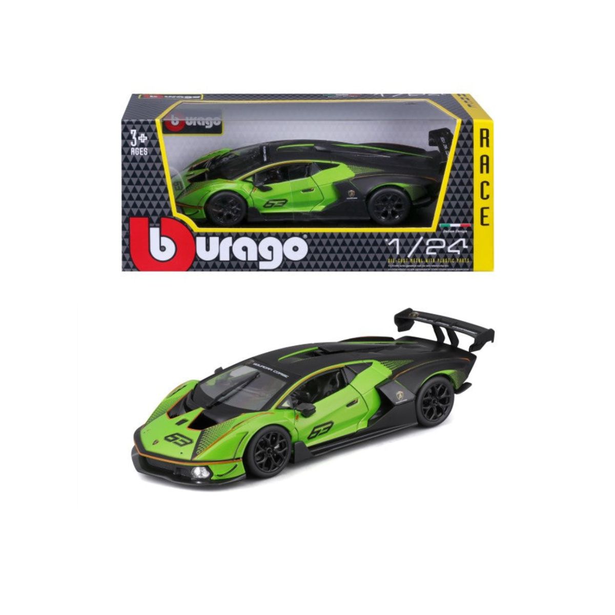 BBURAGO - Lamborghini Essenza Verde Burago 124