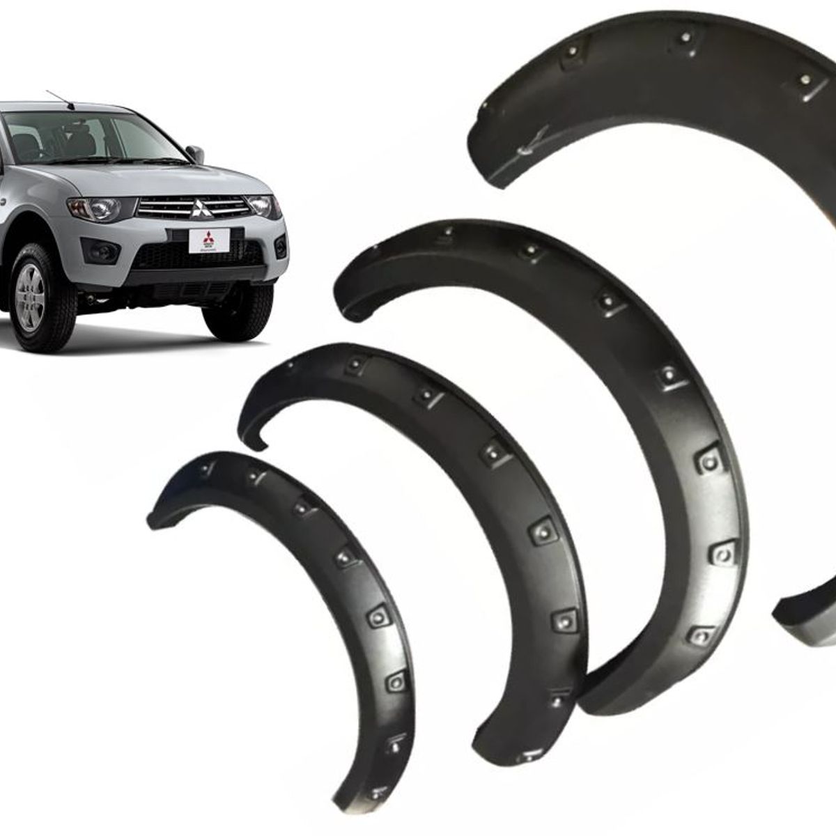MITSUBISHI - Extensiones Fangueras Militares Mitsubishi L200 2006-2015