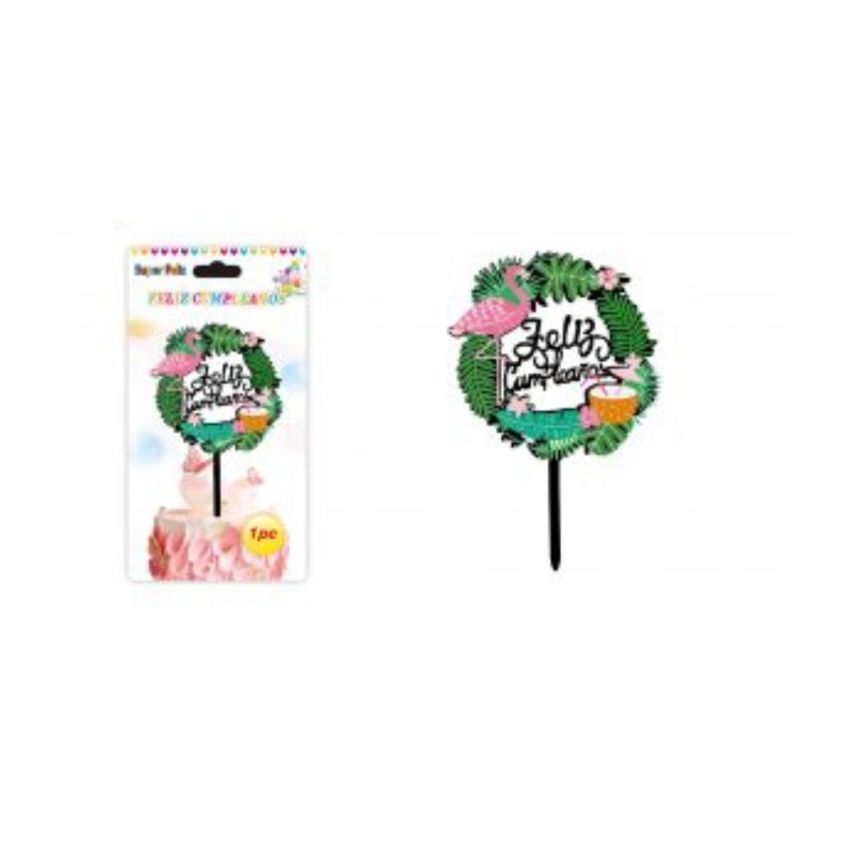 GENERICO - TOPPER PARA PASTEL DE CUMPLEAÑOS