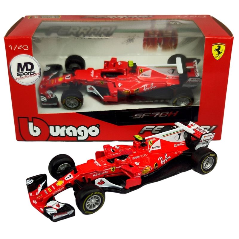 BBURAGO - Auto F1 Ferrari SF-70 2017 #7 Raikkonen Caja Normal 1:43