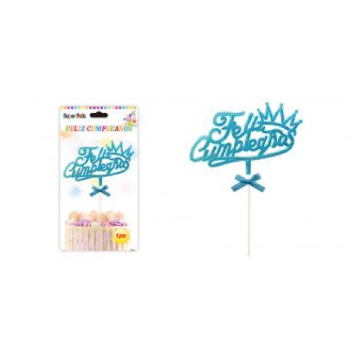 GENERICO - TOPPER PARA PASTEL DE CUMPLEAÑOS