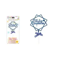 GENERICO - TOPPER PARA PASTEL DE CUMPLEAÑOS