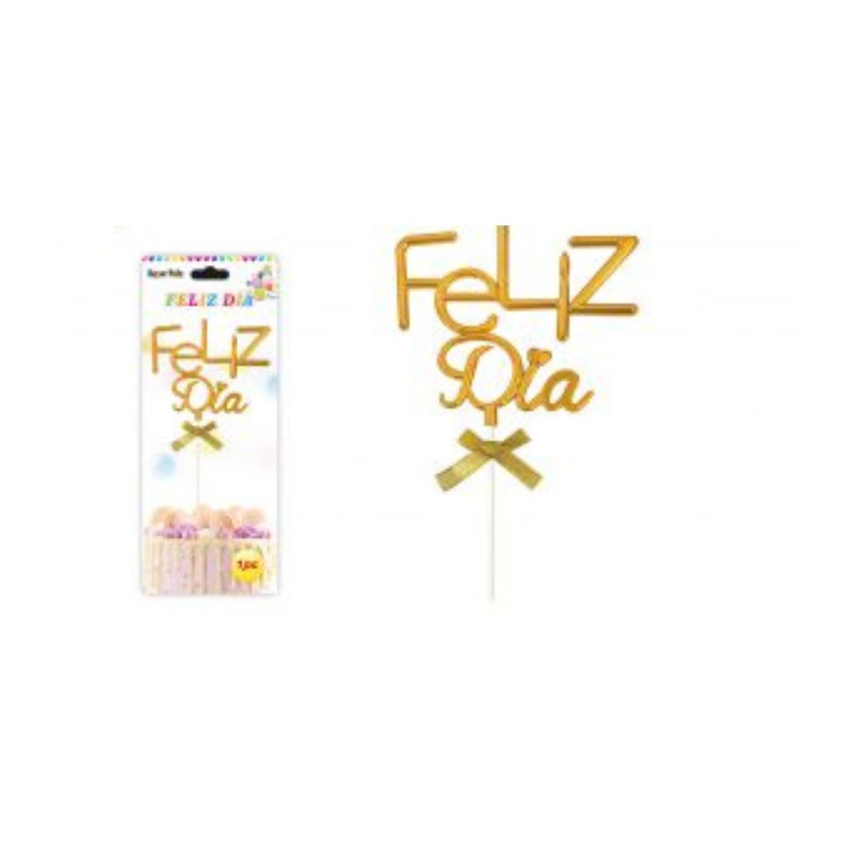 GENERICO - TOPPER PARA PASTEL DE CUMPLEAÑOS