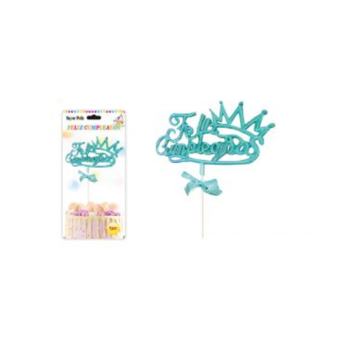 GENERICO - TOPPER PARA PASTEL DE CUMPLEAÑOS