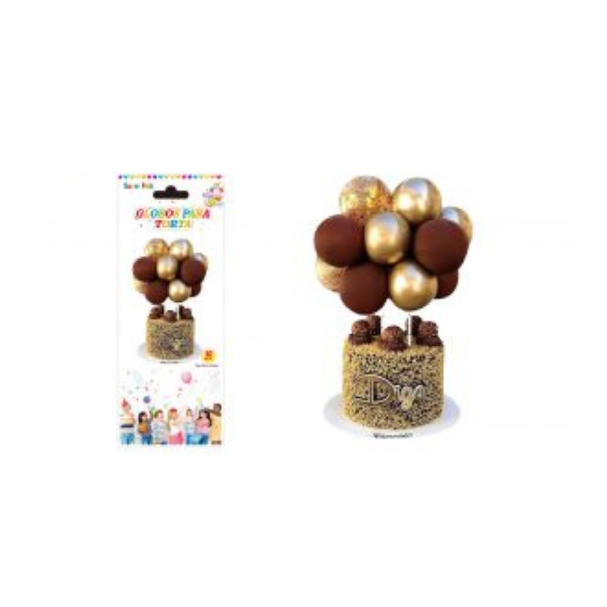 GENERICO - TOPPER PARA PASTEL DE CUMPLEAÑOS