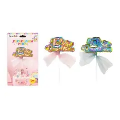 GENERICO - TOPPER PARA PASTEL DE CUMPLEAÑOS