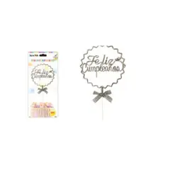 GENERICO - TOPPER PARA PASTEL DE CUMPLEAÑOS