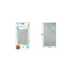 GENERICO - Cortinas Metalicas Para Fiesta 2 m x 1 m