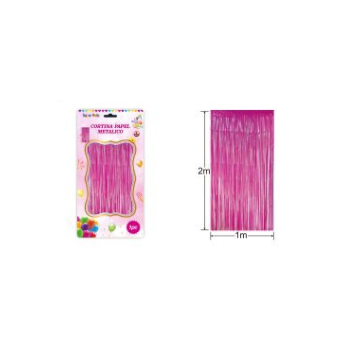 GENERICO - Cortinas Metalicas Para Fiesta 2 m x 1 m