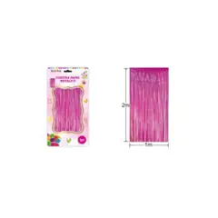 GENERICO - Cortinas Metalicas Para Fiesta 2 m x 1 m