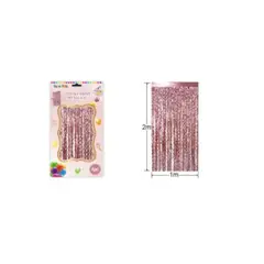 GENERICO - Cortinas Metalicas Para Fiesta 2 m x 1 m