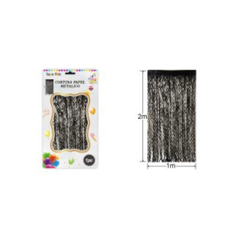 GENERICO - Cortinas Metalicas Para Fiesta 2 m x 1 m