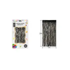 GENERICO - Cortinas Metalicas Para Fiesta 2 m x 1 m