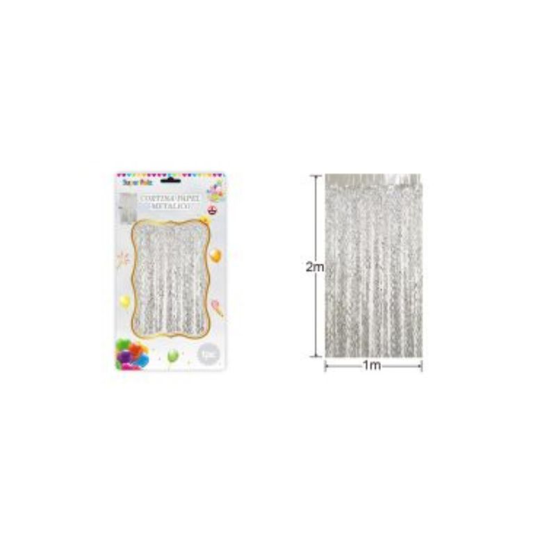 GENERICO - Cortinas Metalicas Para Fiesta 2 m x 1 m