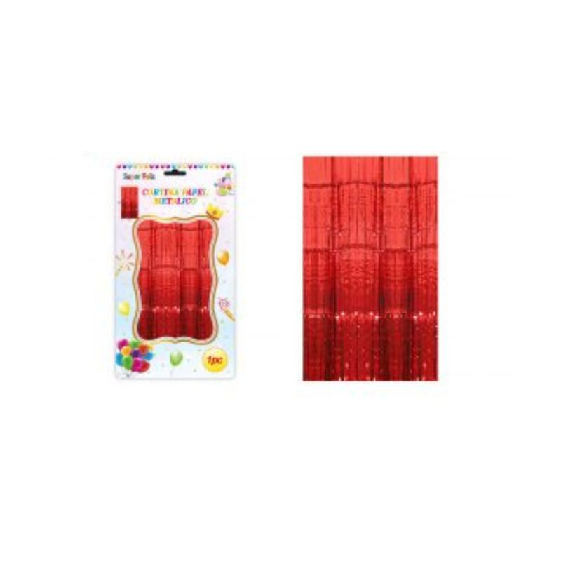 GENERICO - Cortinas Metalicas Para Fiesta 2 m x 1 m