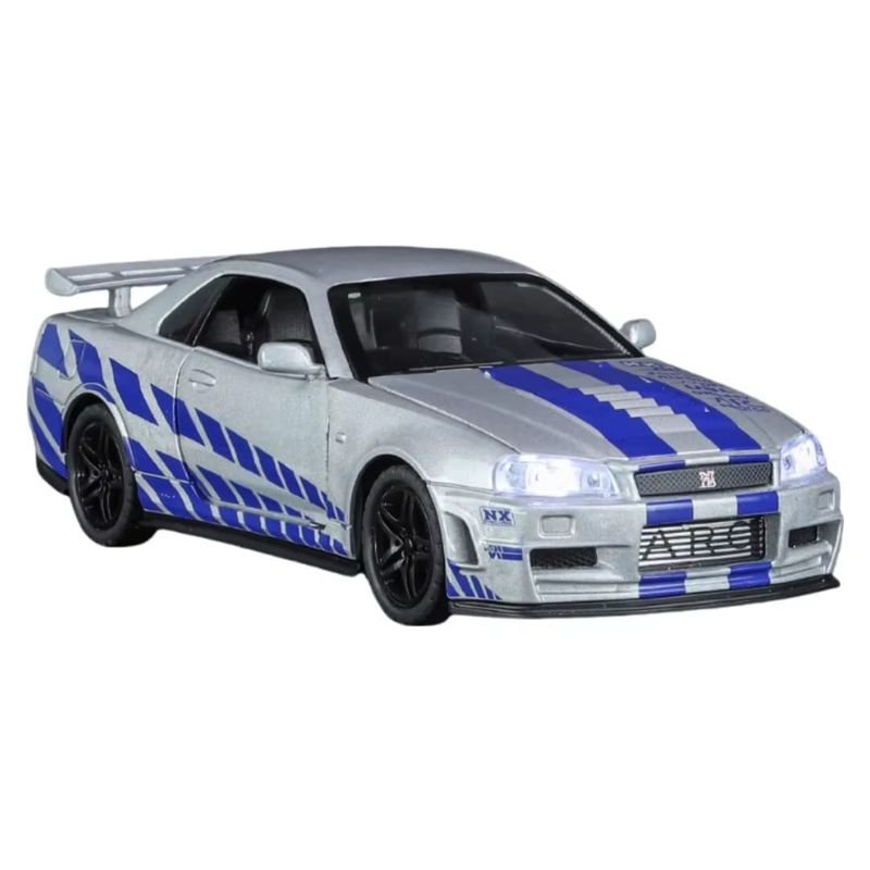 GENERICO - Nissan Skyline GTR R34 automóvil de colección escala 1 :32