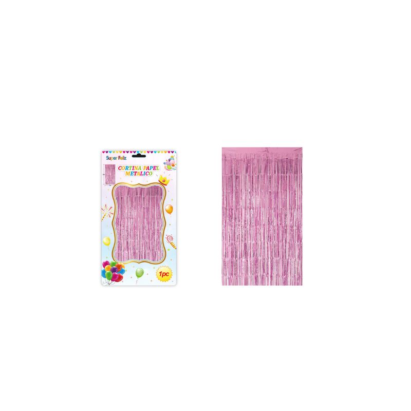 GENERICO - Cortinas Metalicas Para Fiesta 2 m x 1 m