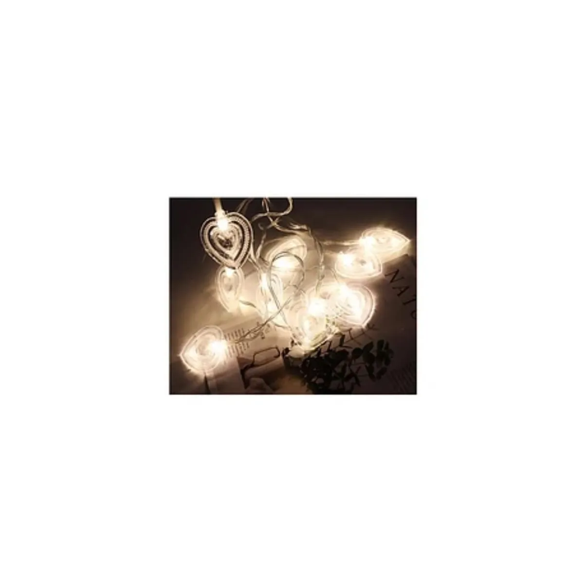 GENERICO - Guirnalda De Luces De Corazón 2m 10l