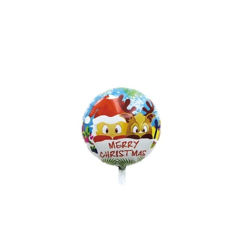GENERICO - Globo Metálico Merry Christmas 45cm