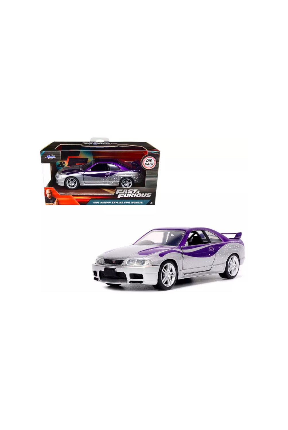 ミニカー NISSAN SKYLINE GT-R (R33) Nissan スカイライン GT-R R33 Active Carbon R (右ハンドル