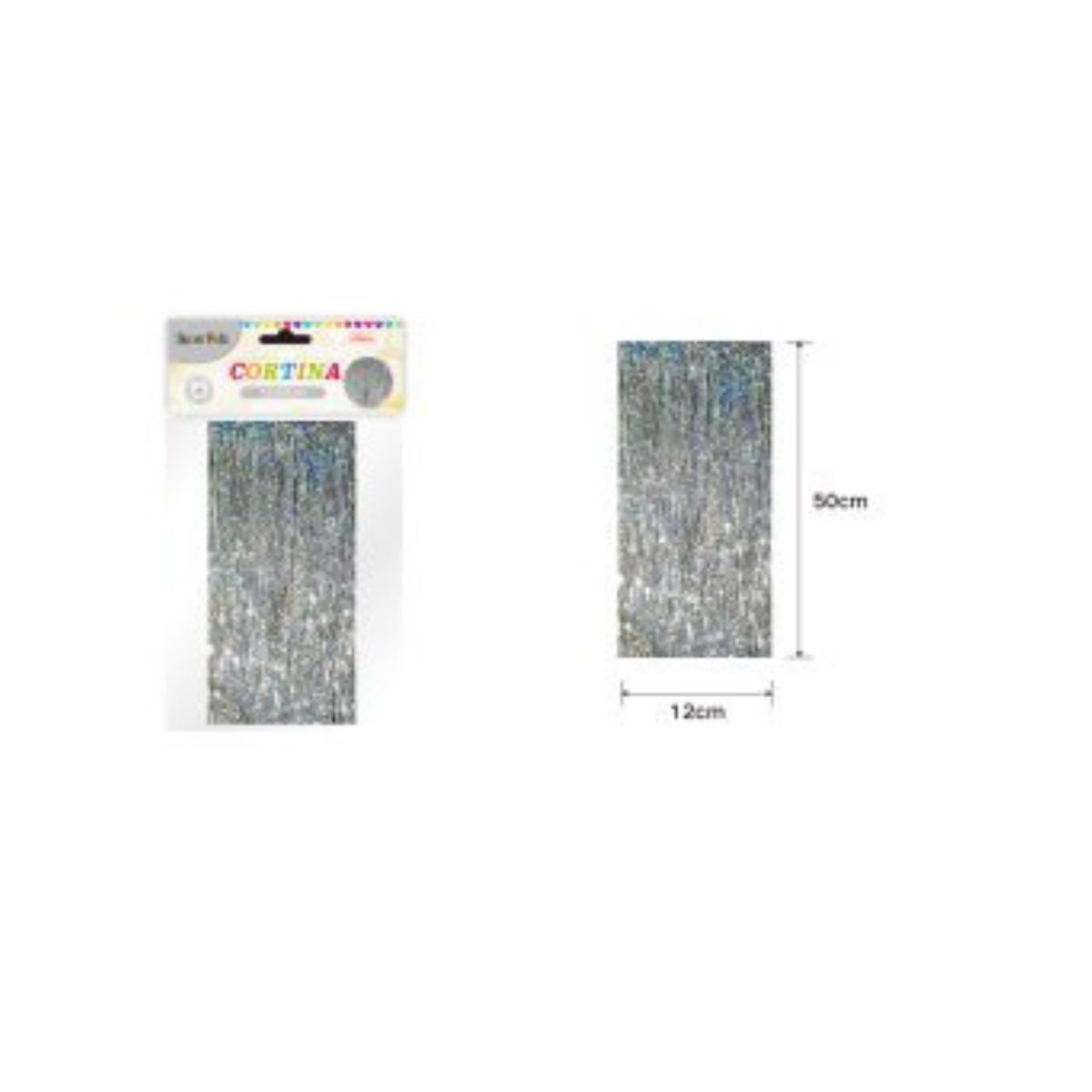 GENERICO - CORTINAS METALICAS 50 CM X 12 CM