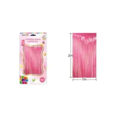 GENERICO - Cortinas Metalicas Para Fiesta 2 m x 1 m