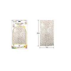 GENERICO - Cortinas Metalicas Para Fiesta 2 m x 1 m