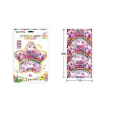 GENERICO - Cortinas Metalicas Para Fiesta 2 m x 1 m