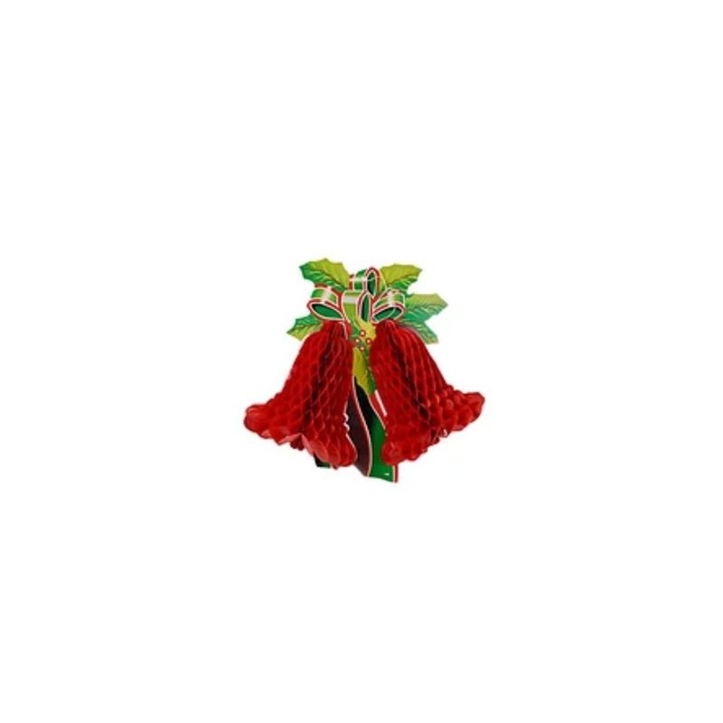 GENERICO - Colgante Campana De Papel Navideña 22x​​32cm