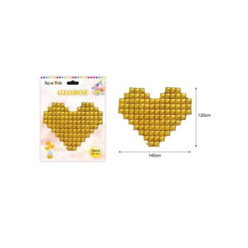 GENERICO - CORTINA INFLABLE CORAZON 140 CM X 120 CM