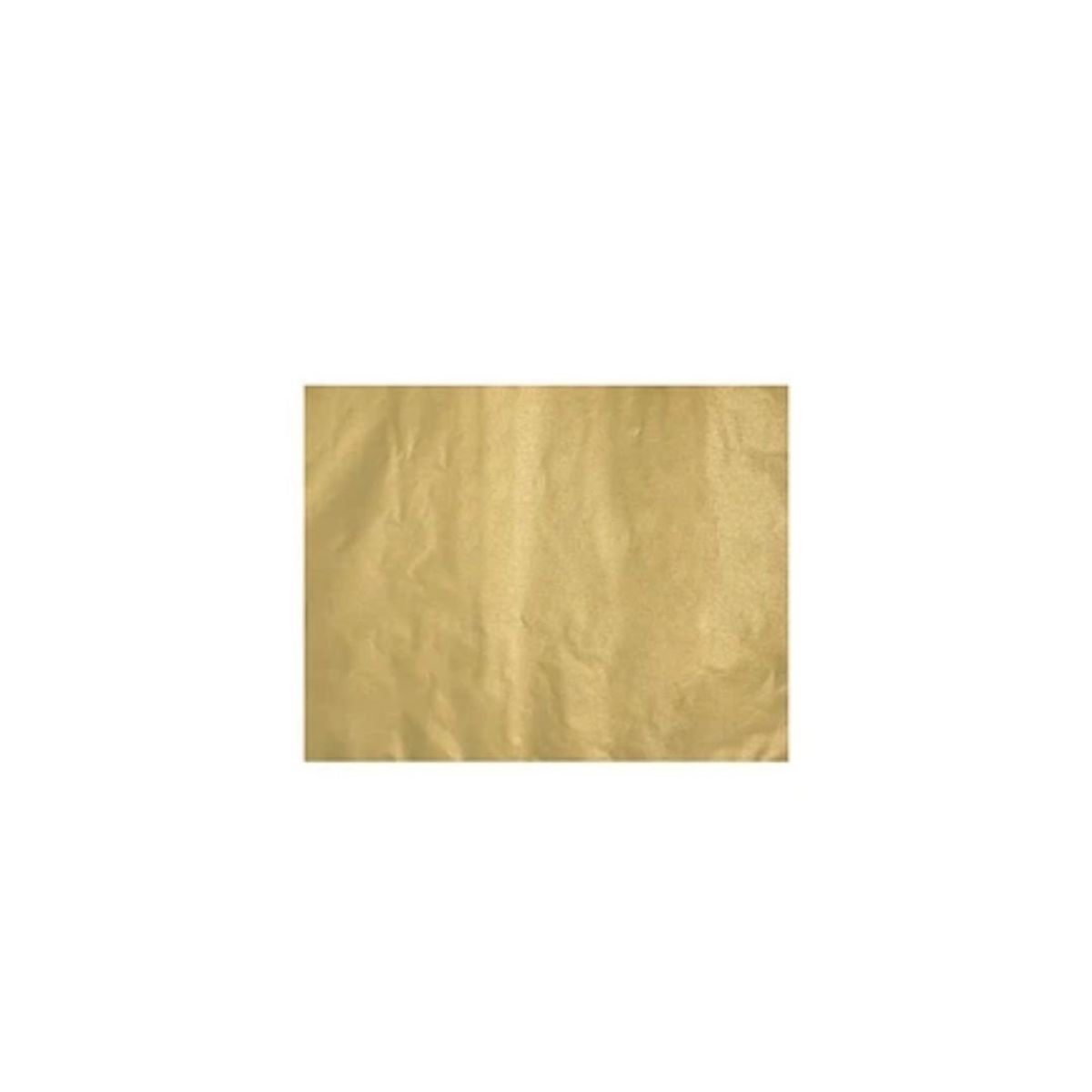 GENERICO - Papel Seda Dorado 5pcs 50x66cm
