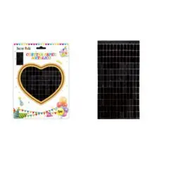 GENERICO - Cortinas Metalicas Para Fiesta 2 m x 1 m